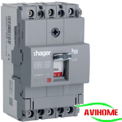 Hager Aptomat 3 cực - HDA025Z