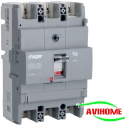 Aptomat Hager - MCCB 3P 100A 25KA ( Át Khối)