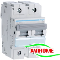 Hager Aptomat 1 pha 2 cực 100A 10KA -  HLF290S ( Át Hager Sản Xuất tại Pháp)