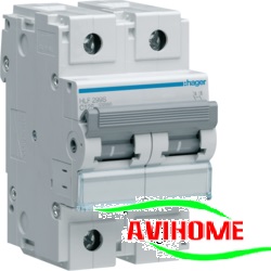 Hager Aptomat 1 pha 2 cực 125A HLF299S