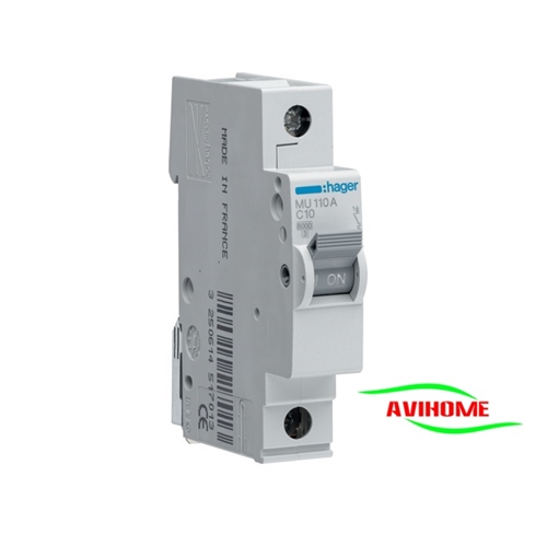 Hager Aptomat 1 pha 10A MU110A