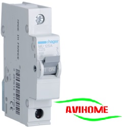 Hager Aptomat 1 pha 25A MU125A