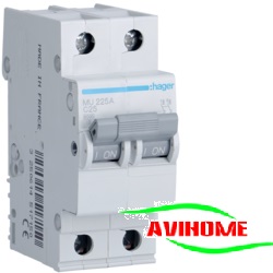 Hager Aptomat 1 pha 2 cực 25A MU225A