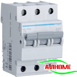 Hager Aptomat 3 pha 10A MU310A
