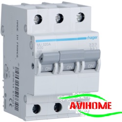 Hager Aptomat 3 pha 20A MU320A