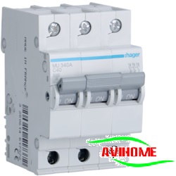 Hager Aptomat 3 pha 40A MU340A