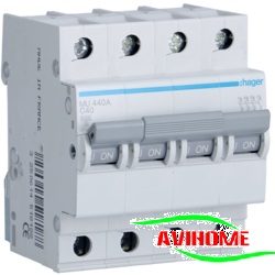 Hager Aptomat 4 pha 40A MU440A