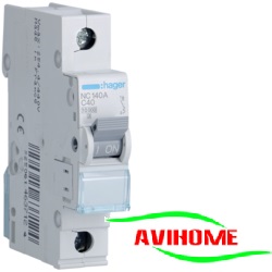 Hager Aptomat 1 pha 40A NC140A
