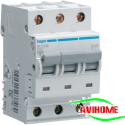 Hager Aptomat 3 pha 10A NC310A