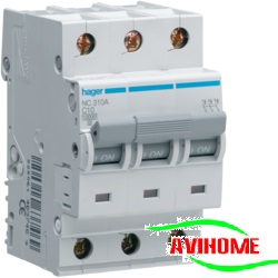 Hager Aptomat 3 pha 20A 10KA -  NC320A( Át Hager)