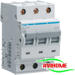 Hager Aptomat 3 pha 25A 10KA - NC325A ( Át Hager)